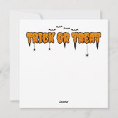 ハッピー ハロウィン チャイルド シーズンカード (裏面)