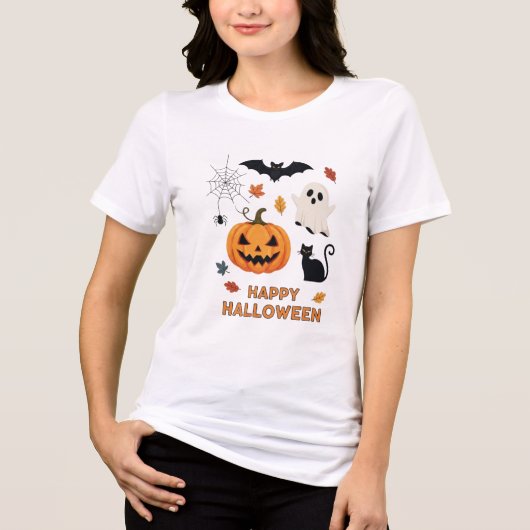 ハッピー ハロウィン  トライブレンドＴシャツ (正面)