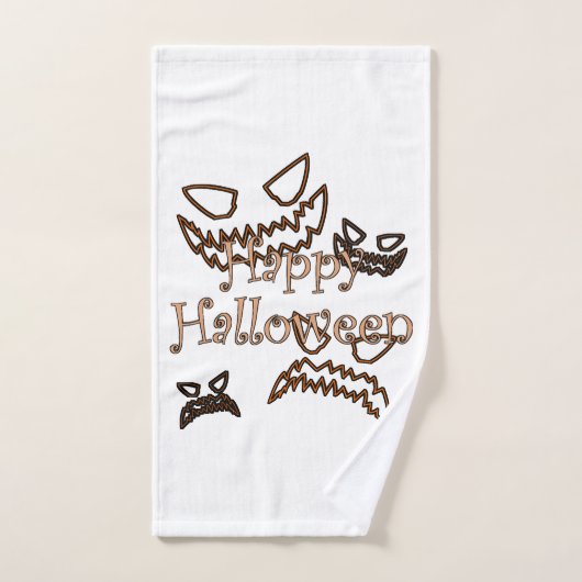 ハッピー ハロウィン ハンドタオル (ハンドタオル)