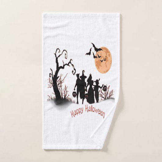 ハッピー ハロウィン ハンドタオル (ハンドタオル)
