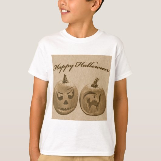 ハッピー・ハロウィン・パンプキン2 Tシャツ (正面)