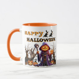 ハッピー ハロウィン パンプキン ウィッチ コーヒー マグカップ