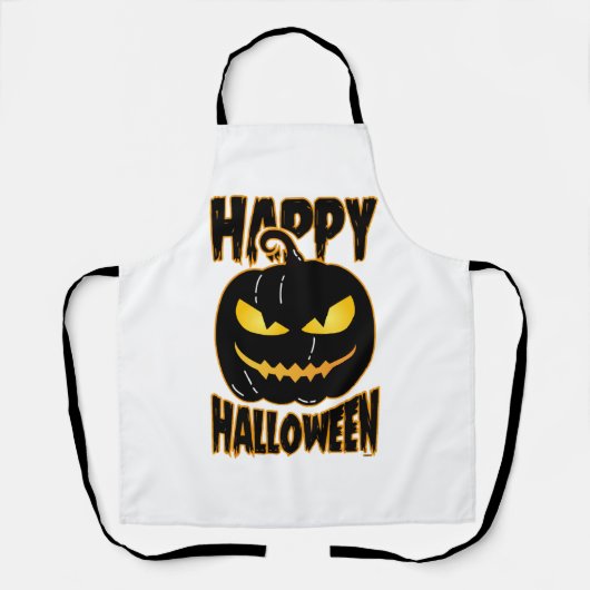 ハッピー ハロウィン パンプキン エプロン (正面)