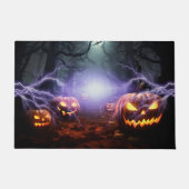 ハッピー ハロウィン パンプキン ドアマット (正面)