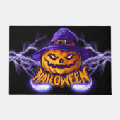 ハッピー ハロウィン パンプキン ドアマット (正面)