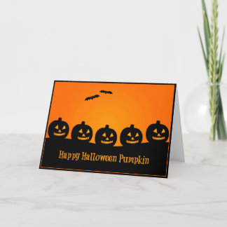ハッピー ハロウィン パンプキン - ハロウィン カード
