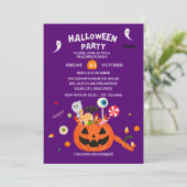 ハッピー ハロウィン パーティー 招待状 (スタンド正面)