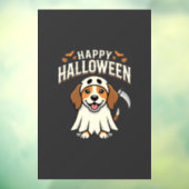 ハッピー ハロウィン ビーグル 犬 デザイン_1 ウィンドウサイン (シート3)
