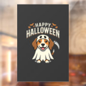 ハッピー ハロウィン ビーグル 犬 デザイン_1 ウィンドウサイン (シート2)