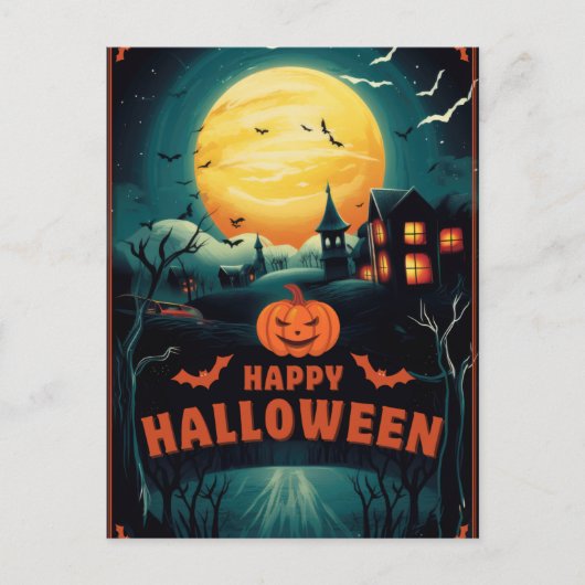 ハッピー・ハロウィン ポストカード (正面)