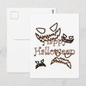 ハッピー ハロウィン ポストカード (正面/裏面)