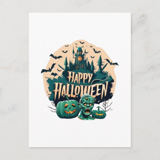 ハッピー・ハロウィン ポストカード (正面)