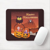 ハッピー ハロウィン マウスパッド (マウス)