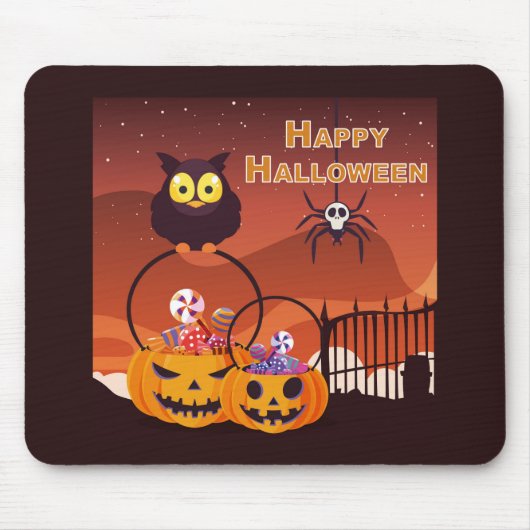 ハッピー ハロウィン マウスパッド (正面)