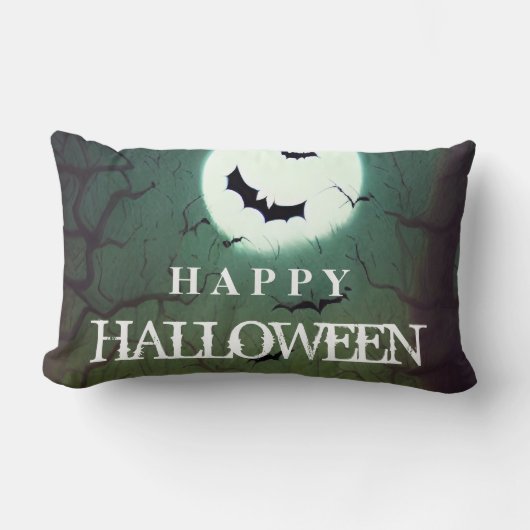 ハッピー ハロウィン ランバークッション (正面)
