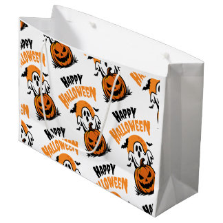 ハッピー ハロウィン ラージペーパーバッグ