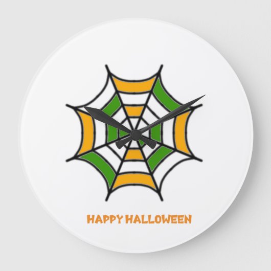 ハッピー ハロウィン ラージ壁時計 (正面)