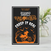 ハッピー ハロウィン 怖いほどリアルな コスチューム パーティー 招待状 (スタンド正面)