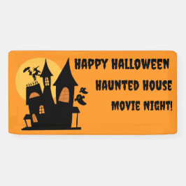 ハッピー ハロウィン 怪奇映画の夜 スプーク  横断幕