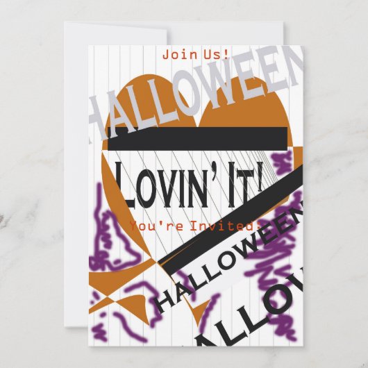 ハッピー・ハロウィン 招待状 (正面)