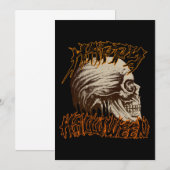 ハッピー ハロウィン 招待状 (正面/裏面)