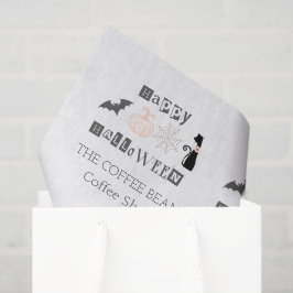 ハッピー・ハロウィン、秋のカフェビジネス 薄葉紙