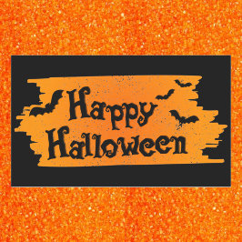 ハッピー・ハロウィン 長方形シール