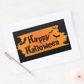 ハッピー・ハロウィン 長方形シール (封筒)