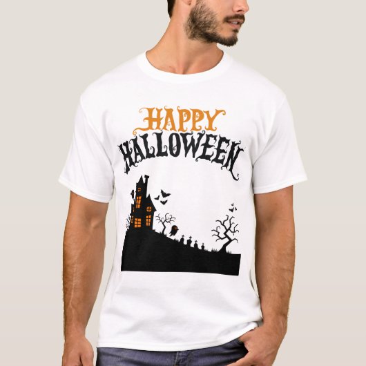 ハッピー ハロウィン Tシャツ (正面)