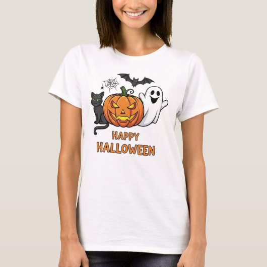 ハッピー ハロウィン Tシャツ (正面)