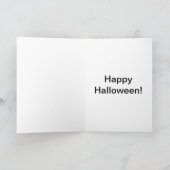 ハッピー ハロウィーン!!! 折り畳み式グリーティングカード カード (内部)