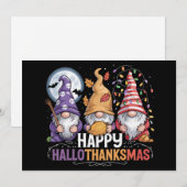 ハッピー ハロサンクス マス ノーム ハロウィン クリスマス (正面/裏面)