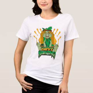 ハッピー ハンティング 女性 グラフィック Tシャツ