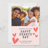 ハッピー ハーツ デイ フォト フラット シーズンカード (正面)