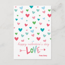 ハッピー ハーツ バレンタインカード