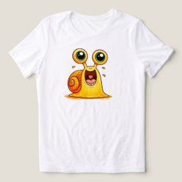 ハッピー ハート カタツムリ 女性用 ナチュラルTシャツ トライブレンドＴシャツ