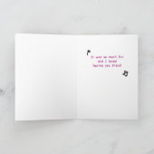 ハッピー・バチェロレッテ・パーティ サンキューカード (内部)