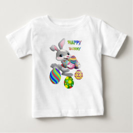 ハッピー バニー ベビーTシャツ