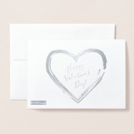 ハッピー・バレンタインディー ラブリー エレガント クラシック 箔カード