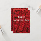 ハッピー・バレンタインデー カード (正面/裏面インサイチュ)