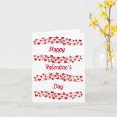 ハッピー・バレンタインデー カード (黄色い花)