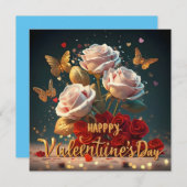 ハッピー・バレンタインデー シーズンカード (正面/裏面)