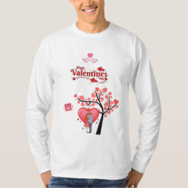 ハッピー バレンタインデー - ロマンティックなカップル Tシャツ