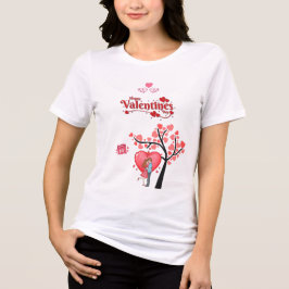 ハッピー バレンタインデー ロマンティック カップル トライブレンドTシャツ