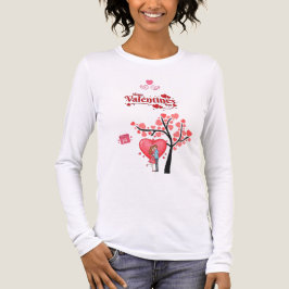 ハッピー バレンタインデー ロマンティック カップル トライブレンドTシャツ