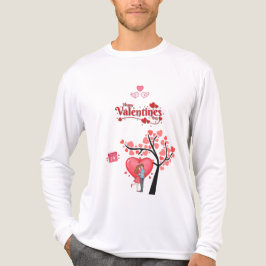 ハッピー バレンタインデー ロマンティック カップル トライブレンドTシャツ