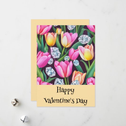 ハッピー・バレンタイン シーズンカード (正面/裏面インサイチュ)