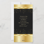 ハッピー・バレンタイン・デー ラブリー エレガント クラシック シーズンカード (裏面)