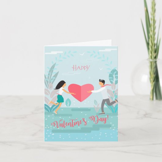 ハッピー・バレンタイン・デー!"愛はそこにある!" シーズンカード (正面)