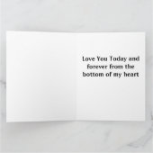 ハッピー バレンタイン ノーム ハート カード (内部)